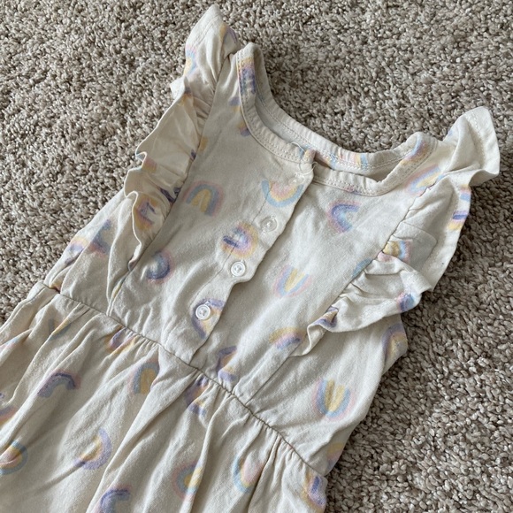Grayson mini baby girl Rainbow Ruffle Bodysuit One Piece Onesie Size 12 months - Picture 3 of 7